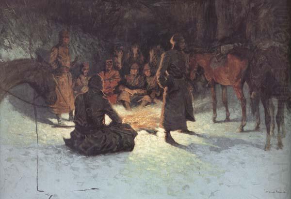 A Halt in the Wilderness (mk43), Frederic Remington